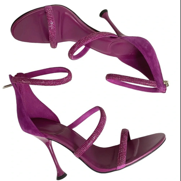 Marc Fisher CARITA ANKLE STRAP HEELED
SANDAL Fuschia 10 - Picture 6 of 11